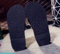 Girls Multi Color Shimmer Flower Beads Slippers 5 cm medium sole. 