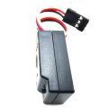 1x Mini Gyro Gyroscope for WPL D12 1/10 Steering Output Integrated Compact & 4PCS Metal Combiner Wheel Hub Hex Adapter. 