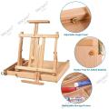 SINOART LOW NOQ Art Easel box In stock table top easels for display beech wood. 