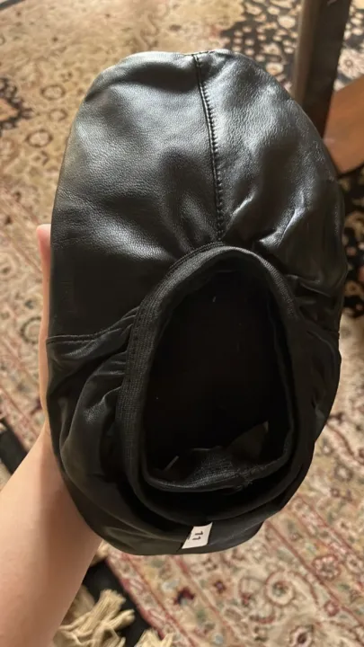 Halal%20-%20Islamic%20Leather%20Socks:%20Mozay%20For%20Men's%20Women's%20Hajj%20&%20Umrah%20Slipper%20Black%20-%20Image%202