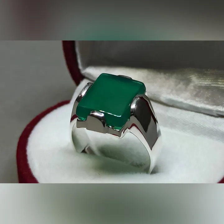 Natural%20Mens%20Green%20Aqeeq%20Ring%20Sterling%20Silver%20925%20Green%20Onyx%20Ring%20Women%20Green%20Agate%20Ring%20Handmade%20Green%20Carnelian%20Ring%20Real%20Green%20Akik%20Ring%20Original%20Gemstone%20Ring%20For%20Men%20-%20Image%202