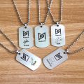 K-pop SuperM Logo Name Stainless Steel Necklace K-pop BAEKHYUN KAI TAEMIN TAEYONG MARK LUCAS TEN Pendant Necklace Fan Collection. 