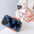 UCUC for Redmi 12C / 11A Back Cover Colorful Butterfly Cream Texture Wavy Edge Soft Silicone Phone Case. 