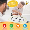 Magnetic Chess Game, Fun Table Top Magnet Game with String, Magnetic Stones Board Game Magnetic Chess Board Game Set Improve Log. 