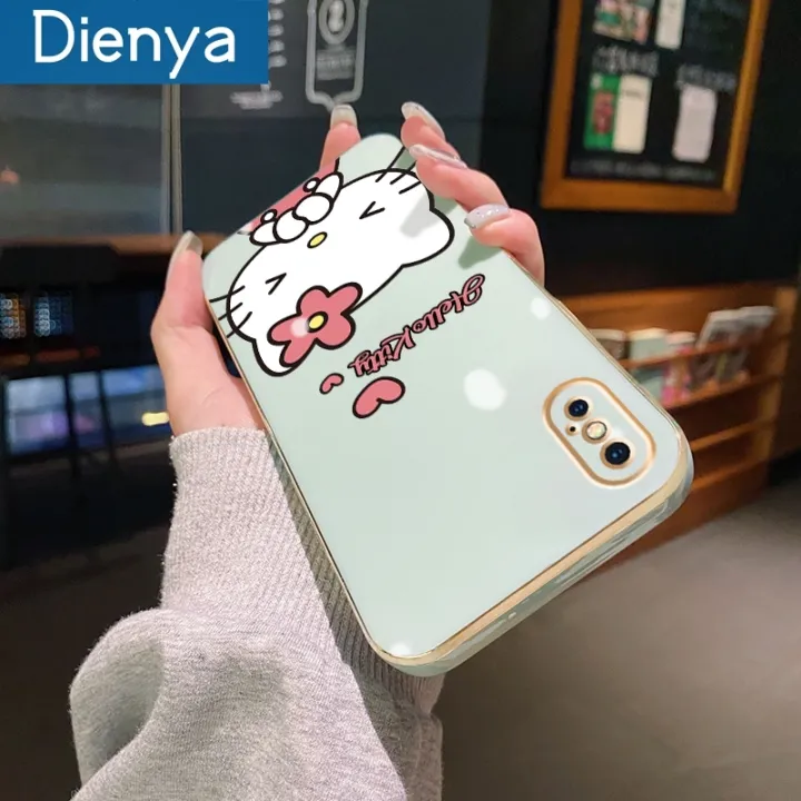 dienya%20For%20IPhone%20Xs%20Max%20Case%20New%20Design%20Side%20Square%20Edge%20Phone%20Case%20Pattern%20Plating%20Silicone%20Casing%20Cartoon%20Kitty%20Full%20Cover%20Camera%20Shockproof%20SoftCase%20Protection%20Cases%20-%20Image%204