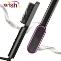 Hair Straightener Comb Matte Black. 