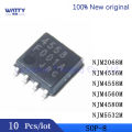 10 Pcs/Lot  NJM JRC 4580 2068 4558 5532 3414A 4560 4556 M AM SOP-8 Operational amplifier chip. 