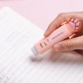 1Pcs Kawaii Cat Paw Portable Push-Pull Rubber Eraser Cute Erasers for Student School Office Supplies Gift Stationery Kid Prizes. 