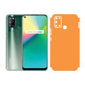 Back Paper For Realme 7i Lamination Anti-Stain 1080 Light Orange Sheet Wrap Cover. 