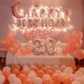 Fairy Light Moon Star  Happy Birthday Foil balloons Decoration Birthday theme set  Birthday accessories Birthday theme decoration happy birthday decoration Theme Set. 