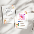 Customize cards - Small Business card - Thank you cards - Customer greeting card - Online Business card - online shop card. 