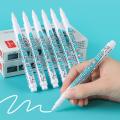 1Pcs Oily White Marker Pen Graffiti Pens Waterproof Permanent Marker Pen. 