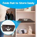Toy Storage Chest Box for Kids and Babies – Collapsible Organizer Bin for Boys & Girls with Flip Lid – Gift Baskets for Small Toys, Stuffed Animal - Toy Boxes to Keep Playroom & Nursery Happy. 