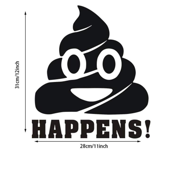 Funny%20Emoji%20Wall%20Sticker%20Living%20Room%20Refrigerator%20Door%20Toilet%20Art%20Sticker%20Removable%20Home%20Decor%2012"x11"%20-%20Image%205