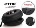TDK Super Bass Metal Earphones with Built-in Microphone, Ergonomic Design, Stereo Sound, and Protective Pouch Ideal for PUBG and Music. 