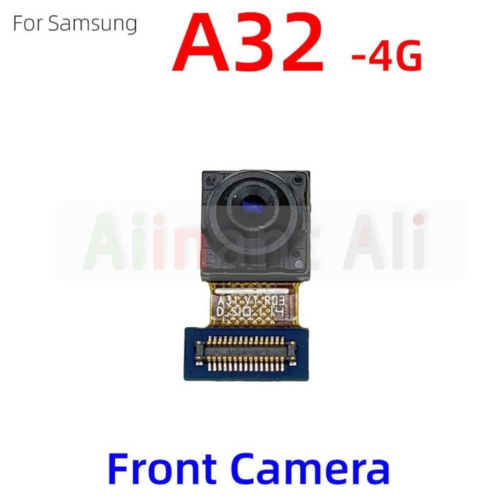 Original For Samsung Galaxy A30 A30s A31 A32 A32 4G 5G Small Front Camera Big Back Rear Main Camera Flex Cable