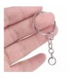 Key Chain Ring Base for Making Key Chain (Pack of 20). 
