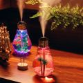 Bulb Humidifier / Aroma Diffuser / Air Purifier - Original Product (With Colorful Changing Lights). 