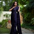 Stitched Shamoz Silk Saree for Women and Girls. 
