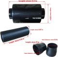 Intake Air Filter, Universal Car 3" Carbon Fibre Cold Air Filter Feed Enclosed Intake Induction Pipe Hose Kit. 