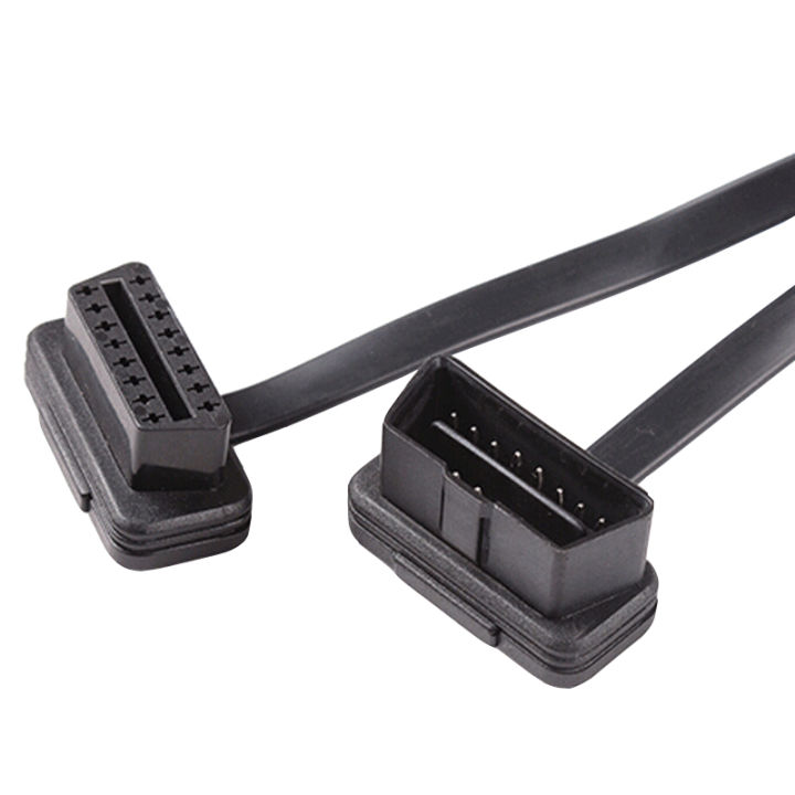 OBD2%20Extension%20Cable%201Ft/30cm,%20OBD%20II%20Male%20to%20Female%20Flat%20Ribbon%20Extension%20Diagnostic%20Cord,%2016pins%20OBD%202%20Cable%20for%20Car%20Diagnostic%20Scanner%20-%20Image%205