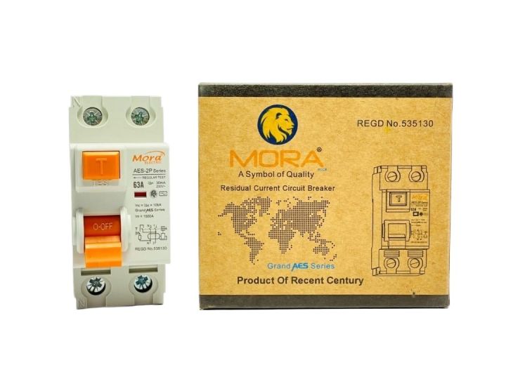 Original Mora 2pole 63a Earth Leakage Circuit Breaker Daraz Pk