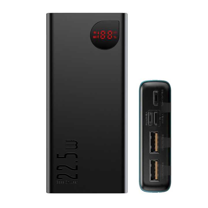 Baseus Adaman 30000mAh Power Bank Metal Digital Display 22.5W PPIMDA-C0A