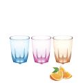 6 Pcs Tumbler Water Drinking Glass Plastic Acrylic. 