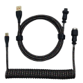 Mechanical Keyboard Cable Aviation Plug-In Cable Spring Cable Game Keyboard Cable Mechanical Keyboard Coiled Cable. 