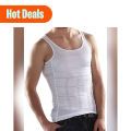 Men's Slim 'N Lift Body Shaper - High-Quality, Comfortable Compression, Seamless Design, Available in Black & White. 