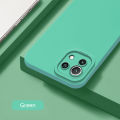 Tokifu For Xiaomi Mi 11 Lite Casing The New Liquid Silicone Phone Case Camera Lens All-inclusive Shockproof Cover Cases. 