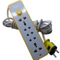 Parts & Plugs OPK Extension No 173 - 250V/13A Electric Extension Board with Flexible Spring, 5 Sockets, 50/76 Copper Wire, and Switch. 