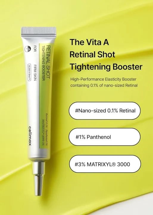 Arencia Vitamin C & Retinal Booster Shot Duo | Dark Spot Care | Brightening & Firming Face Serum | Helps Reduce Fine Lines, Wrinkles & Visible Pores | Korean Skincare