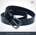 Men's 100% Italian Cow Leather Belt Men With Anti-Scratch Buckle, Brown Black and Chocolate color. 