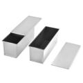Metal Toast Box Bread Loaf Pan Baking Mold with Lid Toast Box With Lid Non-Clay Box Bread Box Bread Mold Baking Toast Box Bread loaf pan Toast Baking pan Sandwich pan Pullman loaf tin Bread Baking pan Bread Baking Tray Dessert. 