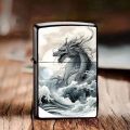 Chinese Dragon Lighter  2024 Dragon Year Gift Metal Kerosene Lighter   Creative New Year Gift Dragon Year Fire. 