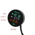 3 IN 1 Bike Digital Clock With Volt & Temperature. 