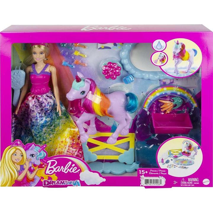 BARBIE: DREAMTOPIA: DOLL & UNICORN (GTG01)