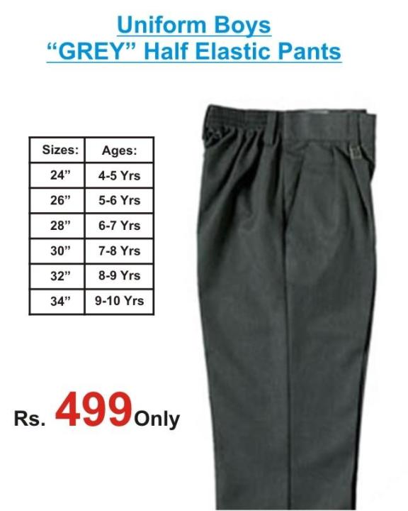 Half%20Elastic%20Grey%20Pant%2034%20Inch%209-10%20Years%20Boys%20-%20Image%202