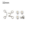 1 set Nail-free Waist Buckles Nail-free Waist Buckle Removable Jeans Pants Size Adjustment Button Tool. 