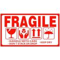 single random design patch - Size: 4 X 2.5 Inches approx - Fragile Caution Label Tag for Glass Mirror Electronics Item Product Self Adhesive Sticker Decal Office, Decor, Decoration - Printed Multi Color- lucky garnet. 