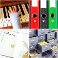 Number Label Stickers Round 1 Inch Serial Number Size Sticker Office File Marking Numbering Tags Stationery Decoration Stickers. 