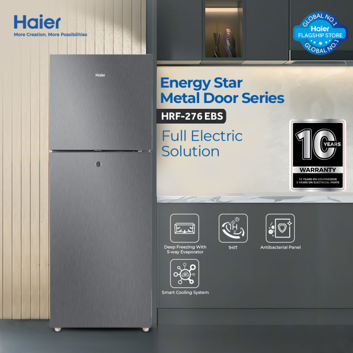 Haier%2010%20Cu%20Ft-E-Star%20Series-HRF-276%20EBS-Deepest%20Freeze-Direct%20Cool-1%20Hour%20Icing%20Technology-Metal%20Door-10%20Years%20Warranty%20-%20Image%202