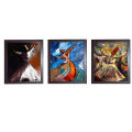 8x10 inch Sufi Wall Art Photo Frame Glass front 3 PCS Nature Picture Frames Wall photo frame Black Picture Frame & Room Decor Foto frame. 
