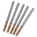 5PCS 3mm Solid Carbide Endmills 4 Flute Slotting Profiling Face Mill. 