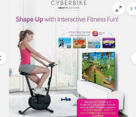 MM CYBER BIKE SMART TV EDITION FOR EXCERCISE HOME GYM