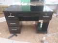 Home Office Desk ,4 Drawer Simple Study Black Desktop Table Bedroom Wooden Pc Computer Desk. 