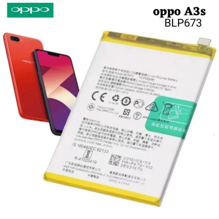 OPP0%20A3s%20/%20A5%20/%20A5s%20Battery%20Replacement%20(BLP673)%20With%204230mAh%20Capacity-Silver%20-%20Image%203