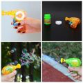 Bubble Maker Toy With Refill Bubble Fluid For Outdoor Fun Party and Play Color May Vary. 