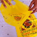 Thank You Shopping Bags 21" H x 16" W For Gifts & Clothes Plastic Shopping Bags D Handle (6.Pcs). 